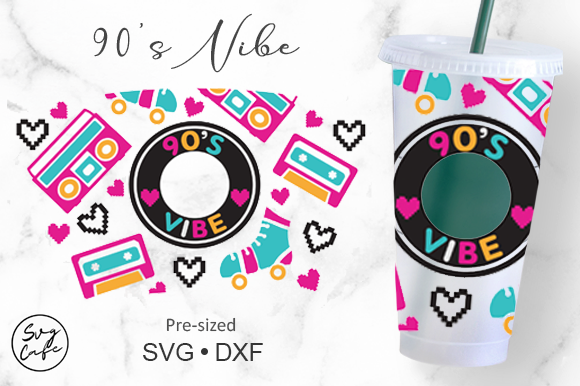 24oz Venti Cold Cup 90 s Vibe