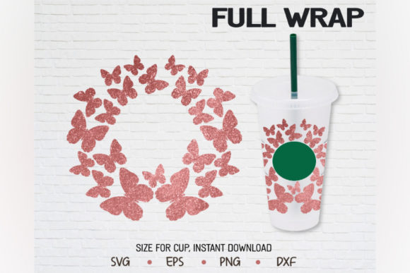Ring Butterfly for Venti Cold Cups