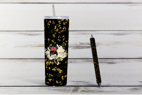 Skinny Tumbler 20oz Design and Pen Wrap