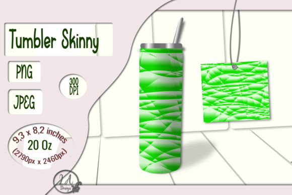 Skinny Tumbler Light-Green – 20 OZ