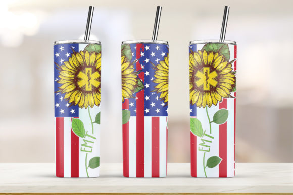 Sunflower American 20oz Skinny Tumbler