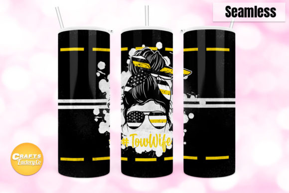 Tow Wife 20oz Skinny Tumbler Sublimation