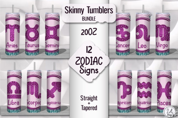 Tumbler Zodiac Signs-Sublimation Bundle